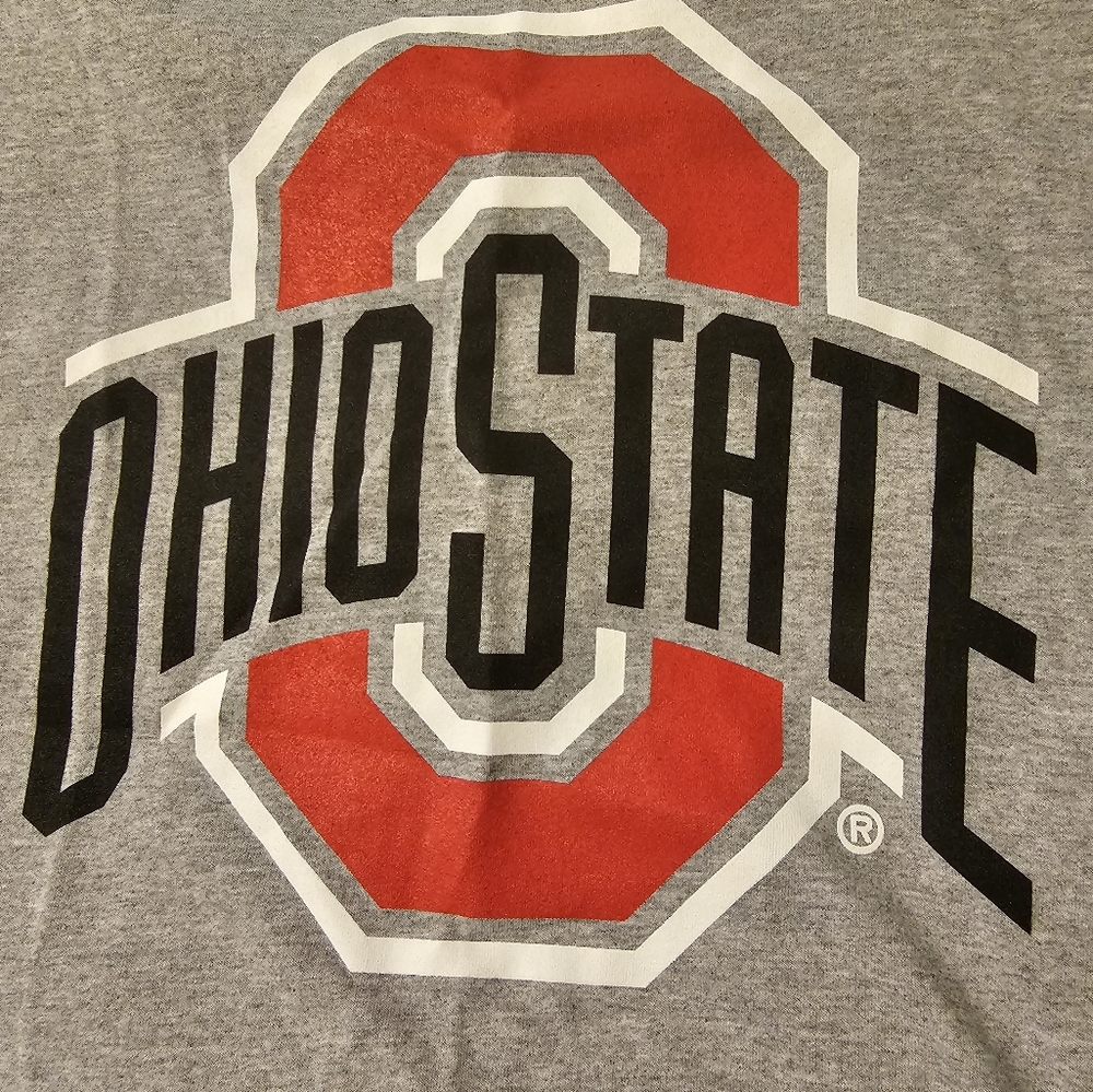 NWOT Gray Ohio State T-shirt. Size:L